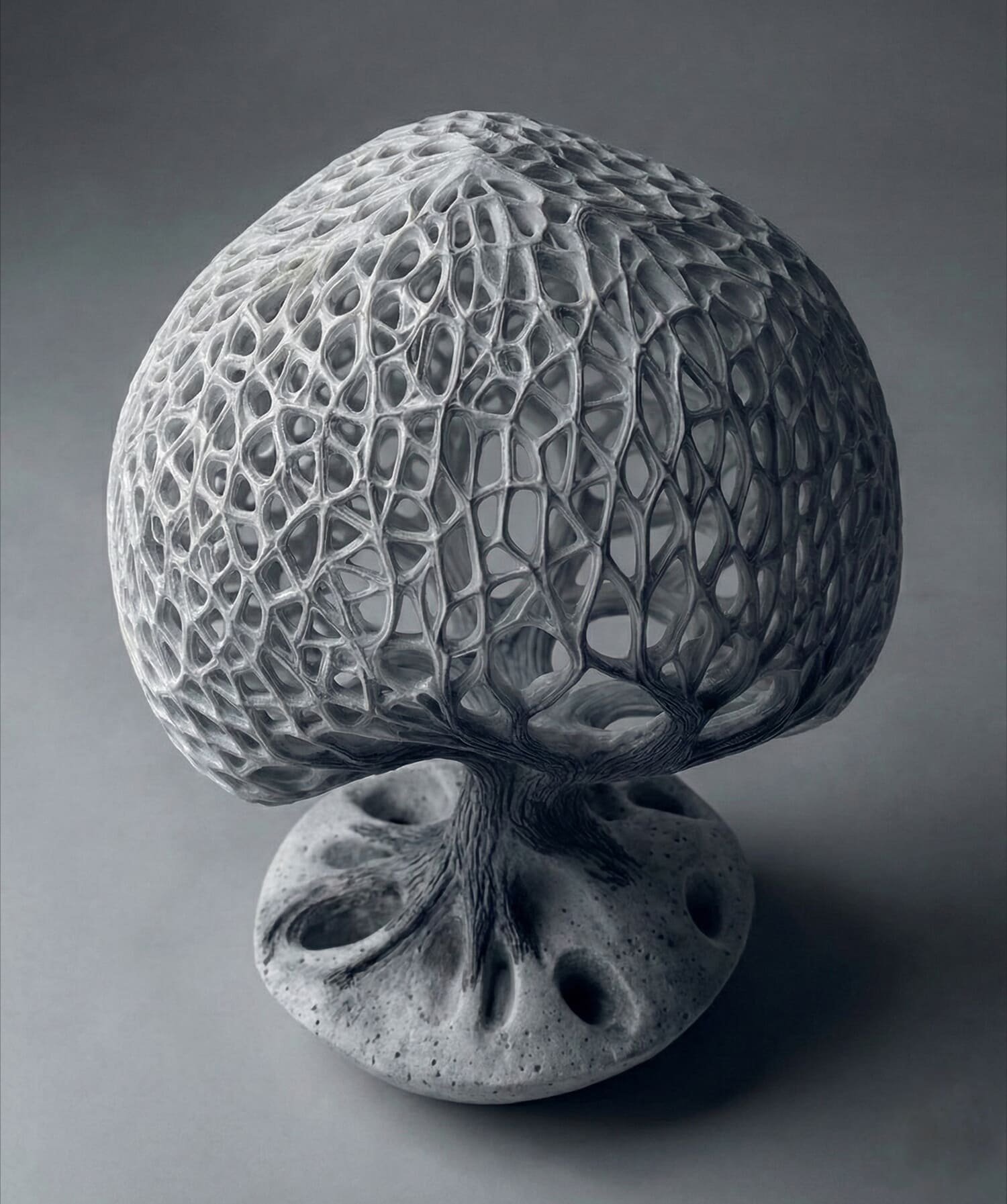 Abstract organic tree sculpture
