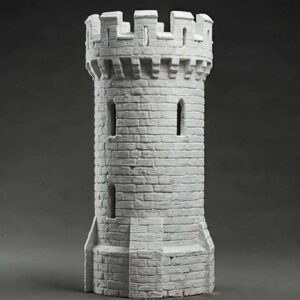 Medieval stone tower model