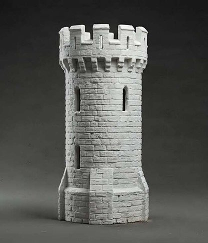 Medieval stone tower model