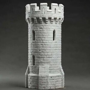 Medieval stone tower model