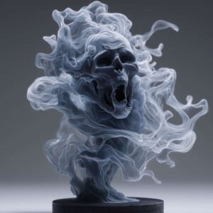 Ghostly wraith smoke bust